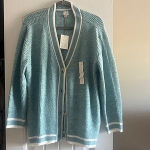 Light blue oversized cardigan